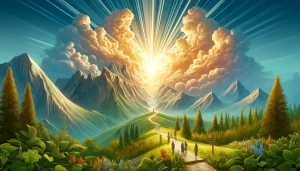 Apostle Paul writing the Epistle to the Philippians while imprisoned.