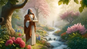 James the brother of Jesus teaching early Jewish Christian believers about faith and works.