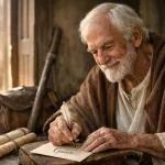 1, 2, 3 John: A Ministerial Summary 3 Illustration of the apostle John writing letters to early Christian churches about truth and love.