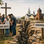 Christian Unity vs Denominations and Church Unity 8 Illustration representing christian unity vs denominations and the diversity of global Christianity.