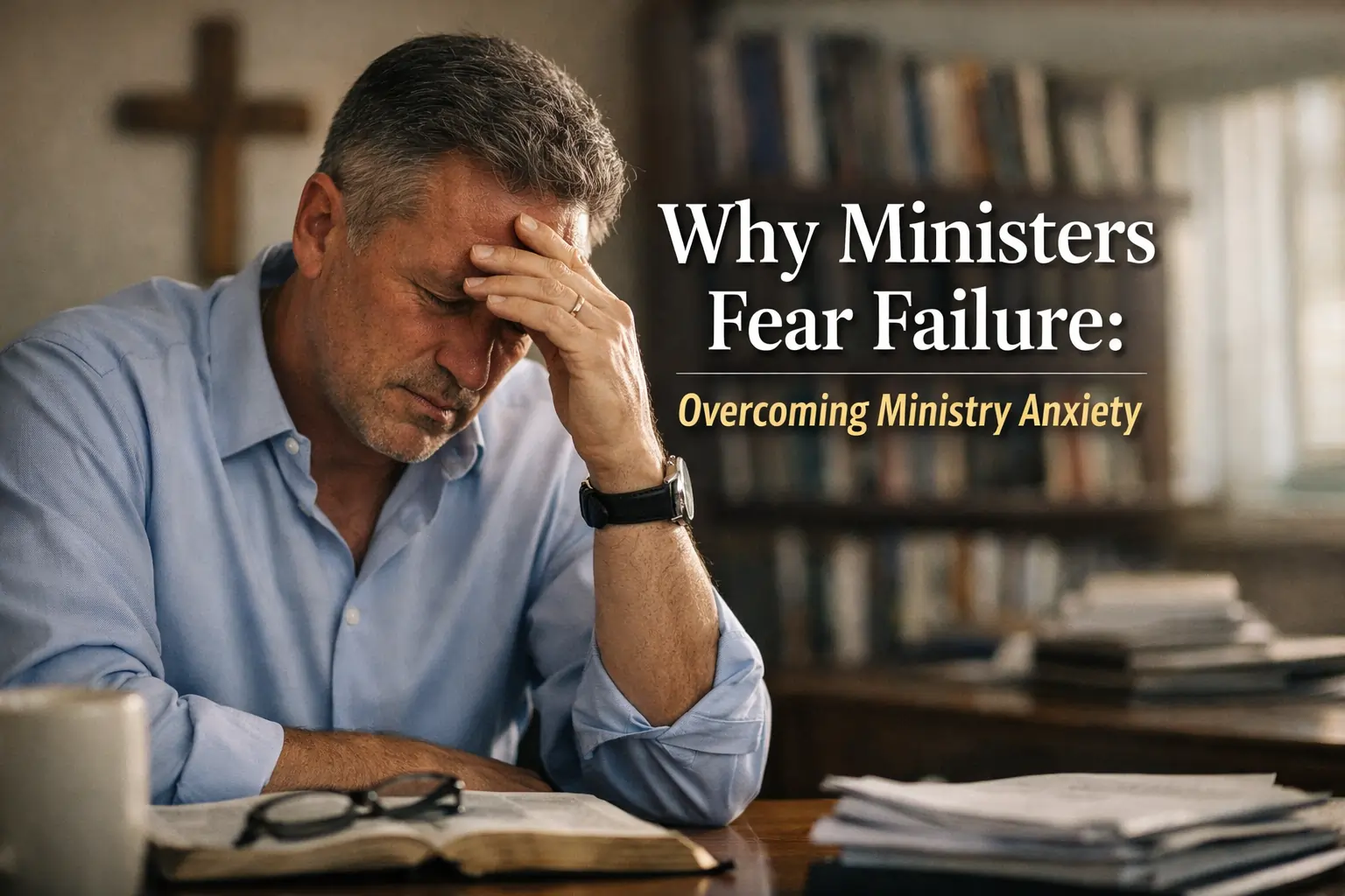 Why Ministers Fear Failure: Overcoming Ministry Anxiety 2 Ministers fear of failure.