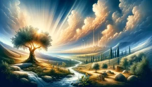 Prophet Isaiah receiving a vision of God’s holiness in the temple.