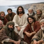The 12 Apostles of Jesus Christ Biblical List and Authority 2 The Twelve Apostles of Jesus Christ gathered together in biblical era setting representing apostolic authority and early church foundation.