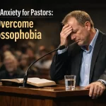 Speech Anxiety for Pastors: Overcome Glossophobia 8 Christian pastor overcoming speech anxiety for pastors while preaching confidently.