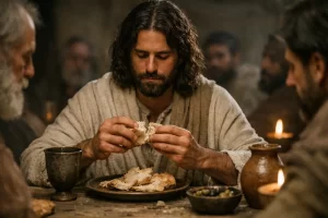 Significance of Communion in Christian Ministry showing bread and cup used in the Lord's Supper.