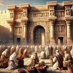 Psalm 100:4: Entering God's Presence with Thanksgiving 5 Picture of the Holy Temple Gates of Israel and the courts, with people offering thanksgiving and praise. National Association of Christian Ministers