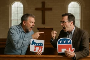 Fellow Christians Fighting over Politics