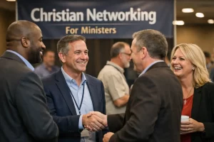 Christian networking for ministers focused on service and relationship building.