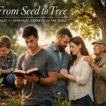 From Seed to Tree: Stages of Spiritual Growth in the Bible 5 Biblical pattern of spiritual growth illustrated from seed to mature tree.
