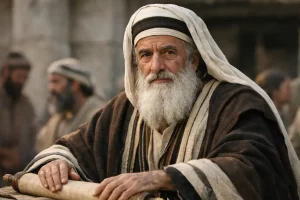 Gamaliel the Pharisee, respected teacher of the law and mentor of Paul in Acts 5 and Acts 22.